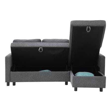 โซฟาเข้ามุม KONCEPT NETISA 19224322 สีเทาเข้ม_4