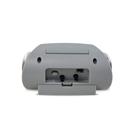 นาฬิกาปลุก RHYTHM 8RA647SR08 6.5X3 นิ้ว สีเทา_2