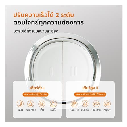 เครื่องบดสับอาหาร GAABOR MG20M-WH02A 2 ลิตร_6