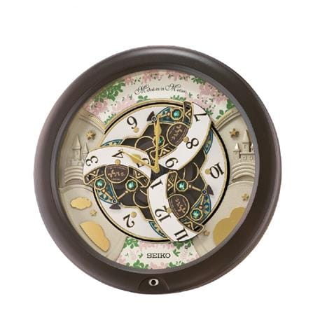 นาฬิกาแขวน SEIKO CLOCKS MELODY QXM391N 16 นิ้ว สีน้ำตาล_3