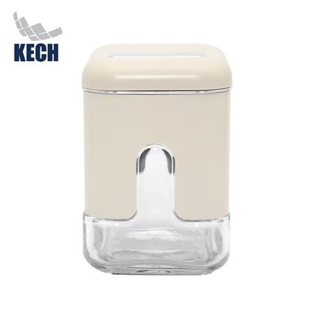 ขวดโหลแก้วฝาดึง KECH ASTRA 0.45 ลิตร สีขาว_1