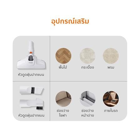 เครื่องดูดฝุ่นแบบด้าม GAABOR VCW16M-WH01A สีขาว_10