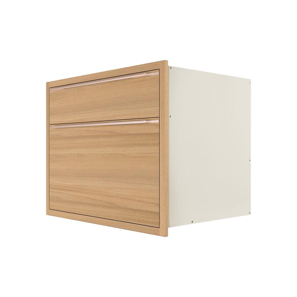 ตู้ลิ้นชัก KITZCHO LUCIDA 86x66 ซม. สี HONEY OAK V.1