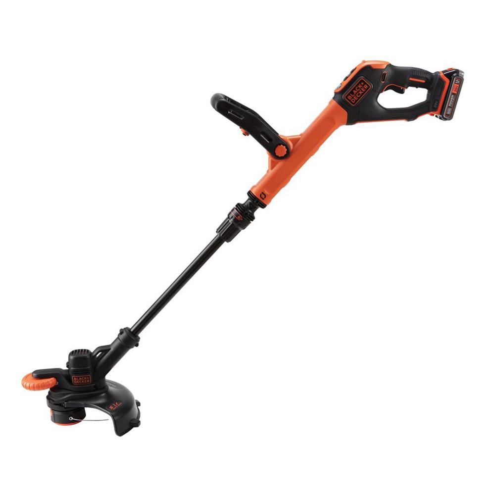 เครื่องเล็มหญ้าไร้สาย (พร้อมแบตเตอรี่) BLACK&DECKER BCBT1820D1-B1 18 โวลต์