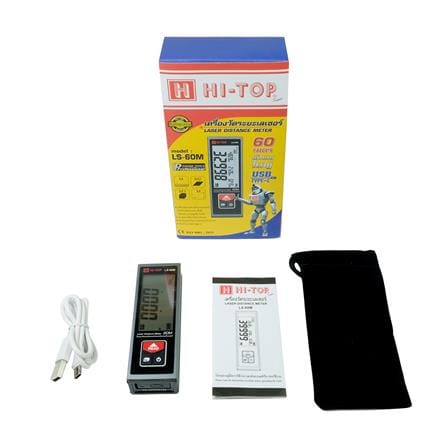 เครื่องวัดระยะเลเซอร์ HI-TOP LS-60M 60 ม._5