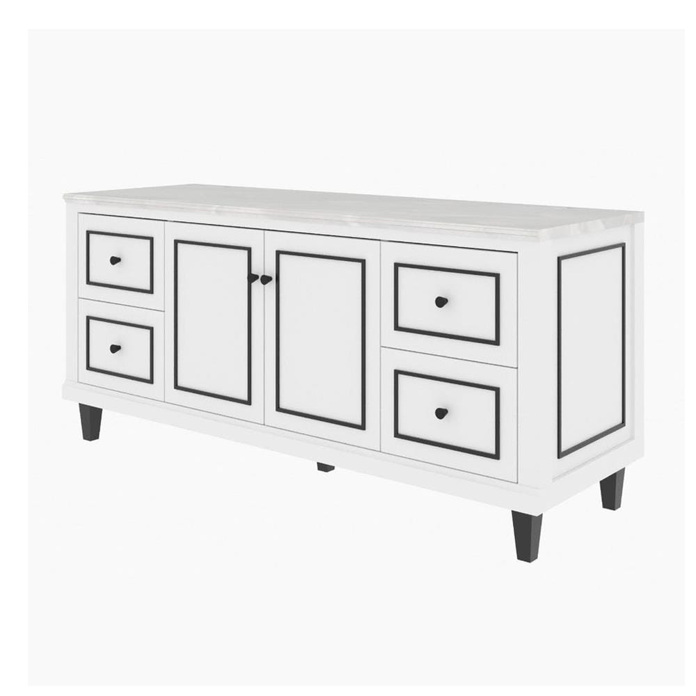 ตู้วางทีวี SB FURNITURE ETERNO 19220927 150 ซม. สีขาว