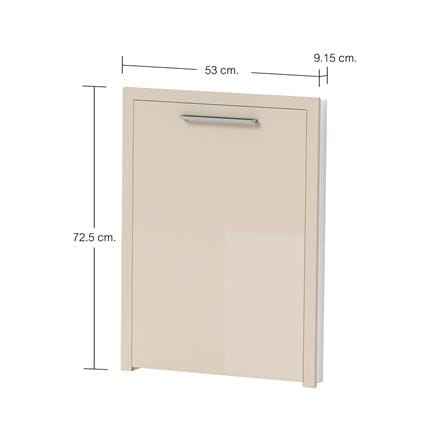 บานถังแก๊ส CABIN HARIS 53x73 ซม. สี BEIGE_6