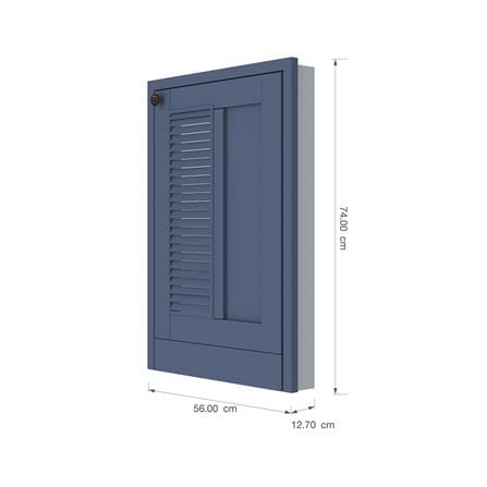 บานถังแก๊สเกล็ดผสม KITZCHO ZOUL 56x74 ซม. สี KRAM_4