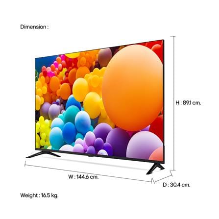 ทีวีแอลอีดี 65 นิ้ว LG (4K, LED, SMART TV) 65UT7350PSB.ATMQ_6