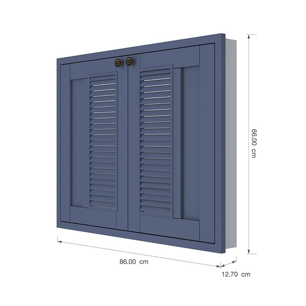บานซิงค์คู่เกล็ดผสม KITZCHO ZOUL 86x66 ซม. สี KRAM