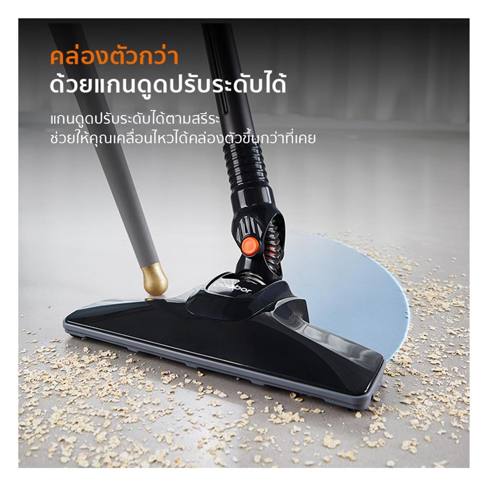 เครื่องดูดฝุ่นแบบด้าม GAABOR VCW16M-BK01A สีดำ/น้ำเงิน