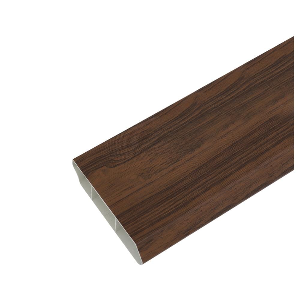 บัวพื้น UPVC HOFFEN 7.5X240X1.5 ซม. สีวอลนัท