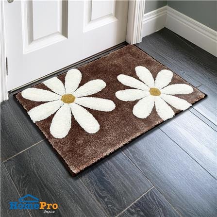 พรม HOME LIVING STYLE  DAISY 45X70 ซม. สีน้ำตาล_6