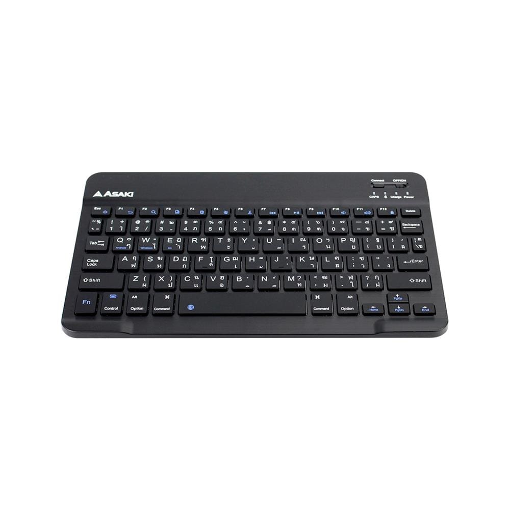 ชุดคีย์บอร์ดและเมาส์ไร้สาย ASAKI AKKB45 สีดำ