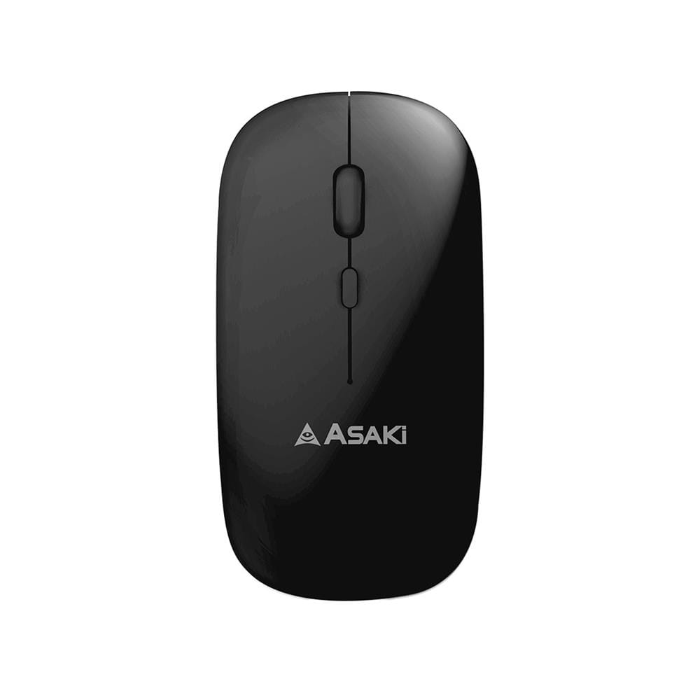 ชุดคีย์บอร์ดและเมาส์ไร้สาย ASAKI AKKB45 สีดำ