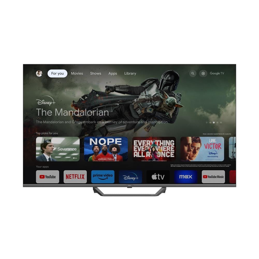 ทีวีคิวแอลอีดี 50 นิ้ว HAIER (4K, QLED, GOOGLE TV) H50S80EUX
