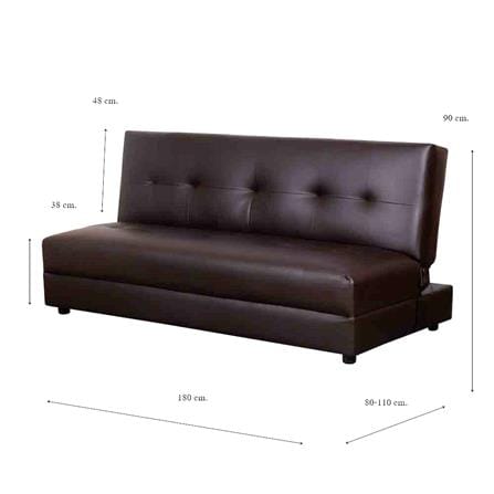 โซฟาเบด AS FURNITURE NARNIA LBWD40 สีน้ำตาล_6