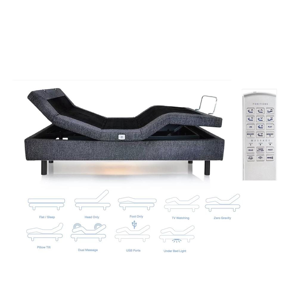 เตียงนอนปรับระดับไฟฟ้า 6 ฟุต SLUMBERLAND E-ZMART
