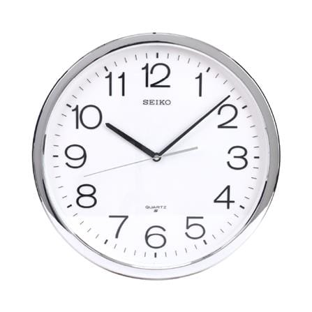 นาฬิกาแขวน SEIKO CLOCKS PAA020S 14 นิ้ว สีเงิน_0