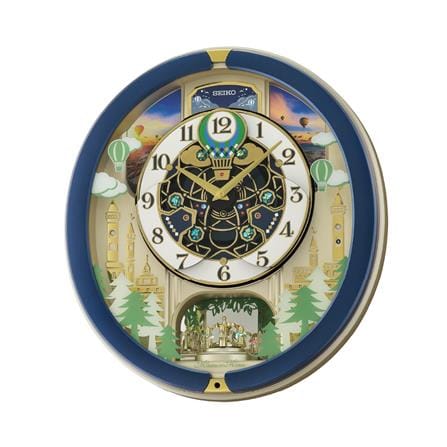 นาฬิกาแขวน SEIKO CLOCKS MELODY QXM398L 17.5X16 นิ้ว สีเงิน_0