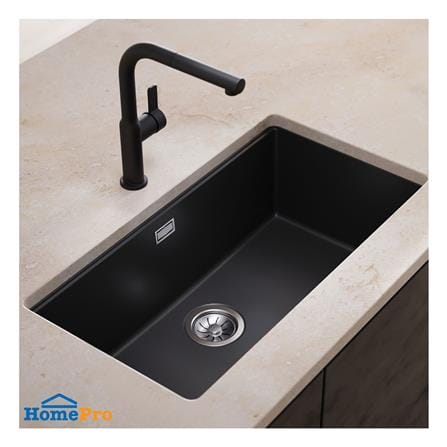 ซิงค์ฝัง 1 หลุม TEKA KUBE 72.37 T BK U 78 สีดำ_2