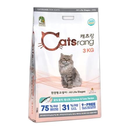 อาหารแมว CATSRANG ALL LIFE STAGE 75 CHICKEN AND TUNA RECIPE 3 กก._0
