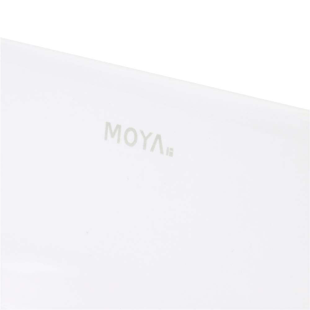 อ่างล้างหน้าวางบนเคาน์เตอร์ MOYA LX-5681 สีขาว