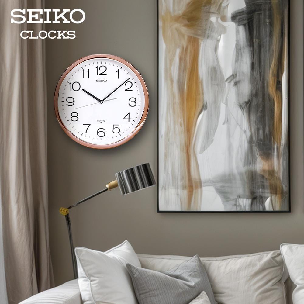นาฬิกาแขวน SEIKO CLOCKS PAA020F 14 นิ้ว สี PINK GOLD