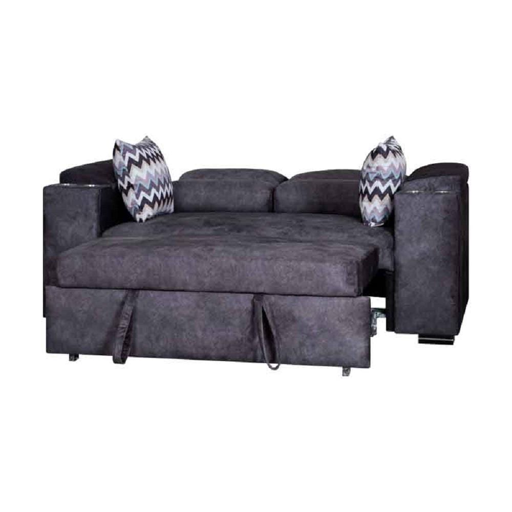 โซฟาเบด 2 ที่นั่ง AS FURNITURE NADIA CGYU40 สีเทา