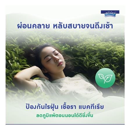 ที่นอนสปริง 6 ฟุต MIDAS รุ่น ZANE พร้อมหมอนหนุน 2 ชิ้น_10
