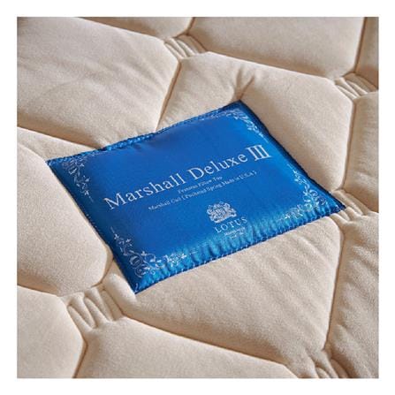 ที่นอนพ็อกเก็ตสปริง 3.5 ฟุต LOTUS รุ่น MARSHALL DELUXE III พร้อมชุดเครื่องนอน 7 ชิ้น_2