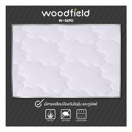 ที่นอนสปริง 6 ฟุต WOODFIELD รุ่น W-5690 พร้อมหมอนหนุน 2 ชิ้น_4