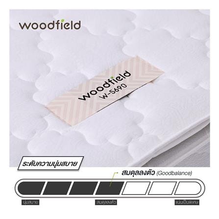 ที่นอนสปริง 6 ฟุต WOODFIELD รุ่น W-5690 พร้อมหมอนหนุน 2 ชิ้น_7