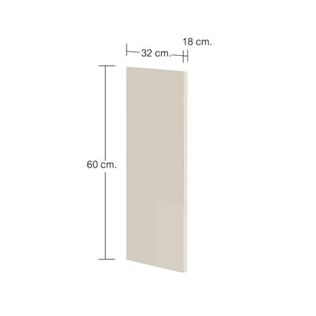 แผ่นปิดข้างตู้ CABIN HARIS 32x60 ซม. สีเบจ_3