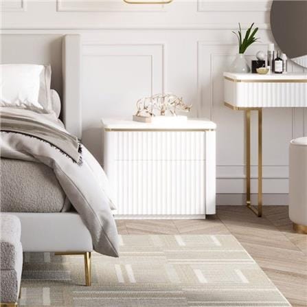 ตู้ข้างเตียง SB FURNITURE GALAR 58.5 ซม. สีขาว_3