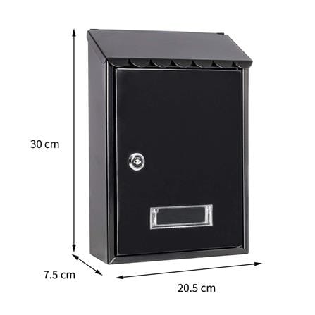 ตู้จดหมาย D MAIL BOX AMON สีดำ_5