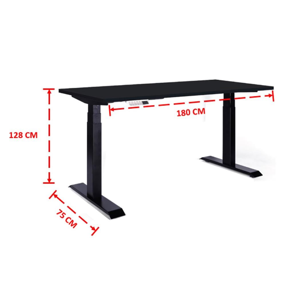 โต๊ะปรับระดับไฟฟ้า ERGOTREND SIT 2 STAND GEN4 180 ซม. สีดำ