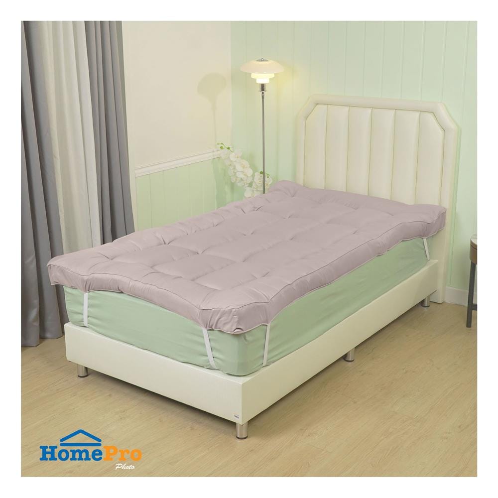 แผ่นรองนอน 3.5 ฟุต HOME LIVING STYLE EASY สีเบจ