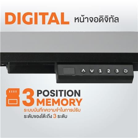 โต๊ะปรับระดับไฟฟ้า ERGOTREND SIT 2 STAND NORM 120 ซม. สีขาว_5