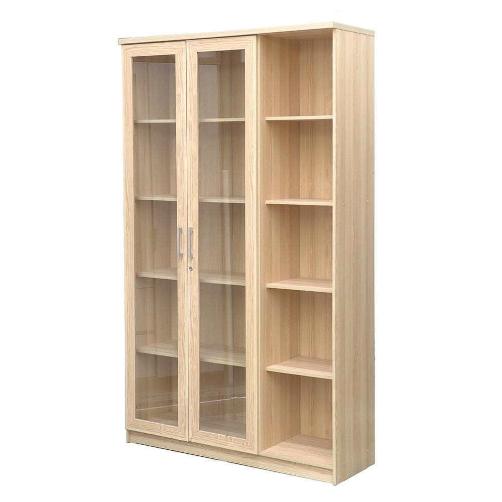 ตู้โชว์ 2 บานเปิด FURDINI MOTIF 118 ซม. สี PINEOAK
