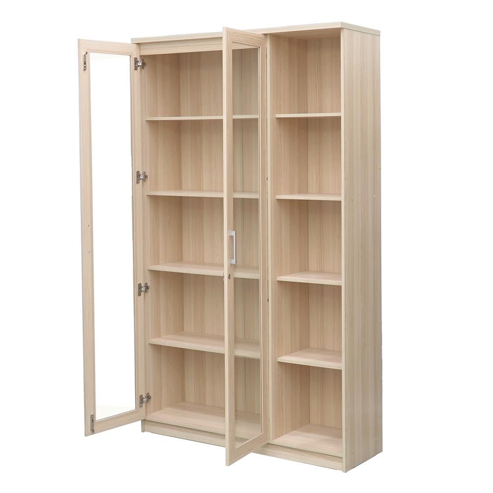 ตู้โชว์ 2 บานเปิด FURDINI MOTIF 118 ซม. สี PINEOAK