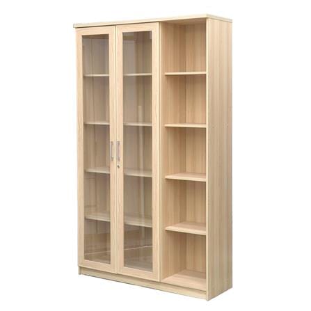 ตู้โชว์ 2 บานเปิด FURDINI MOTIF 118 ซม. สี PINEOAK_0