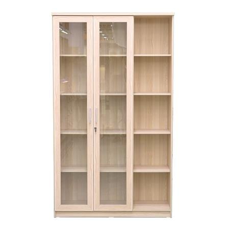 ตู้โชว์ 2 บานเปิด FURDINI MOTIF 118 ซม. สี PINEOAK_1