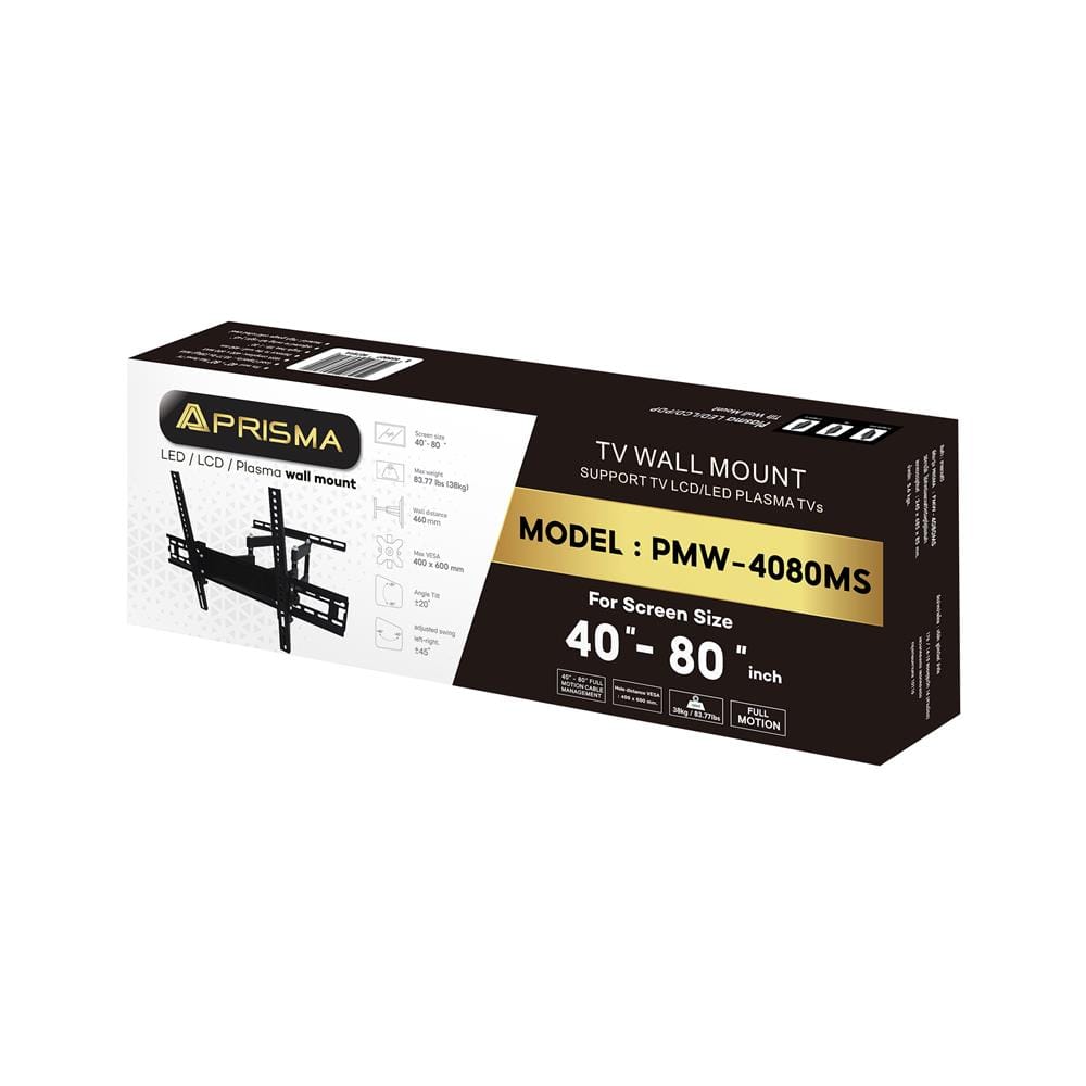 ขาแขวนทีวี PRISMA PMW-4080MS 40-80 นิ้ว