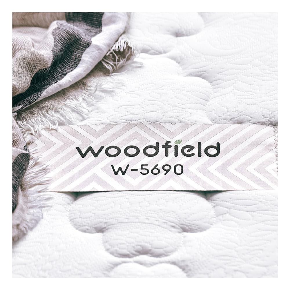 ที่นอนสปริง 5 ฟุต WOODFIELD รุ่น W-5690 พร้อมหมอนหนุน 2 ชิ้น