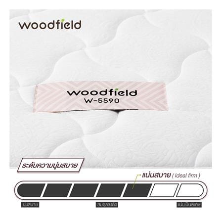 ที่นอนสปริง 6 ฟุต WOODFIELD รุ่น W-5590 พร้อมหมอนหนุน 2 ชิ้น_6