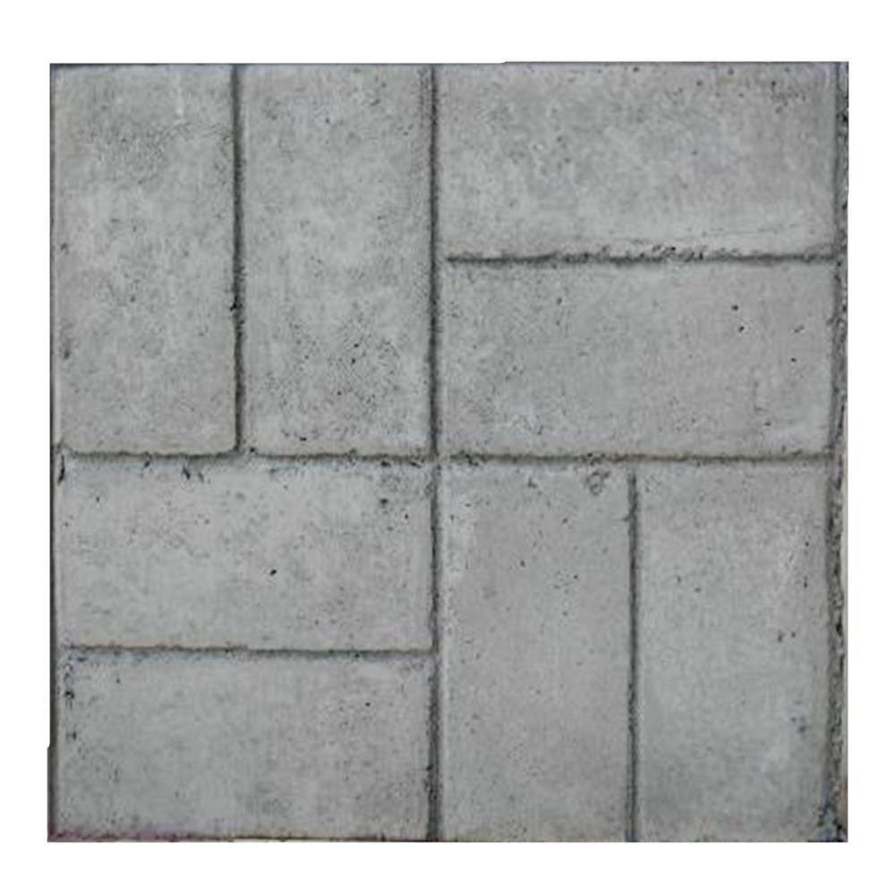 แผ่นทางเท้า DURAONE ลายนาข่า 40x40 ซม. สีเทา