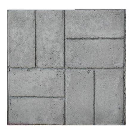 แผ่นทางเท้า DURAONE ลายนาข่า 40x40 ซม. สีเทา_0