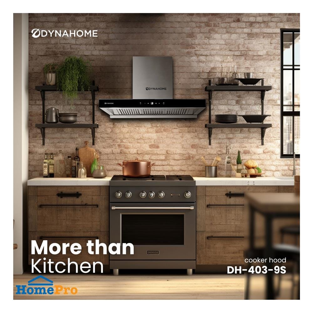 เครื่องดูดควันกระโจม DYNA HOME DH-403-9S 90 ซม.