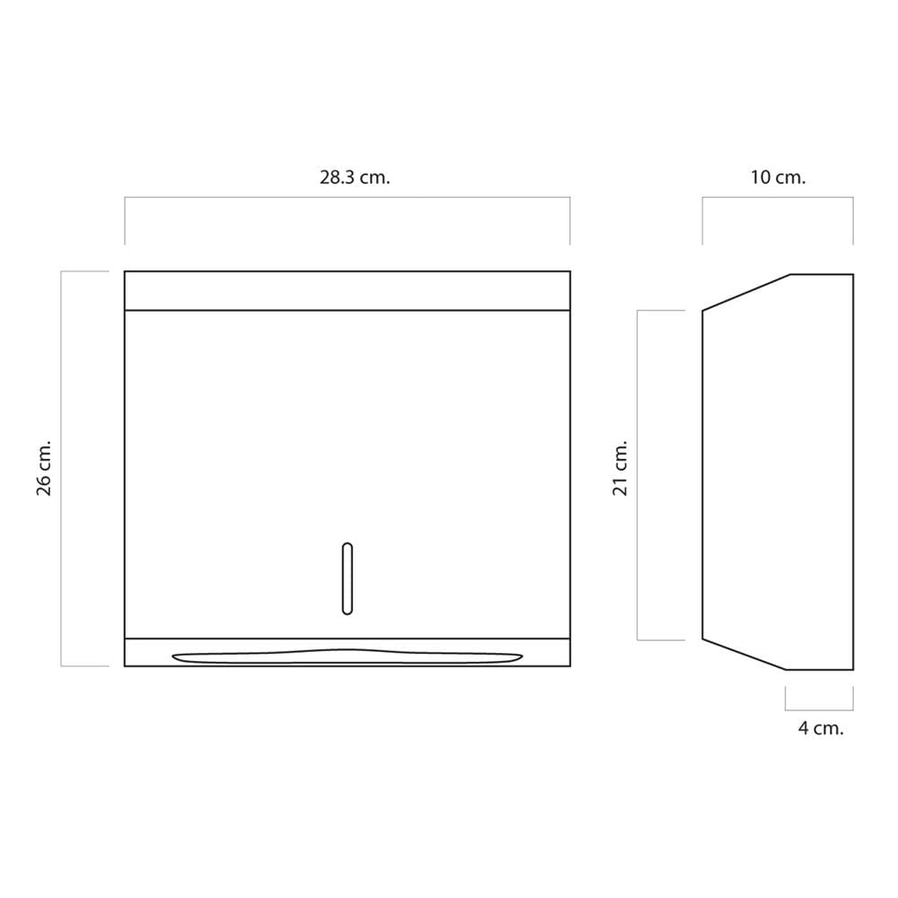 กล่องกระดาษทิชชู่สเตนเลส WSP TPS-204